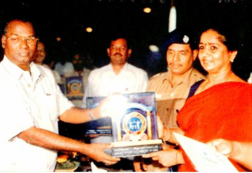Best Resourse person Award for PMD President by DIG Thilagawathy IPS
